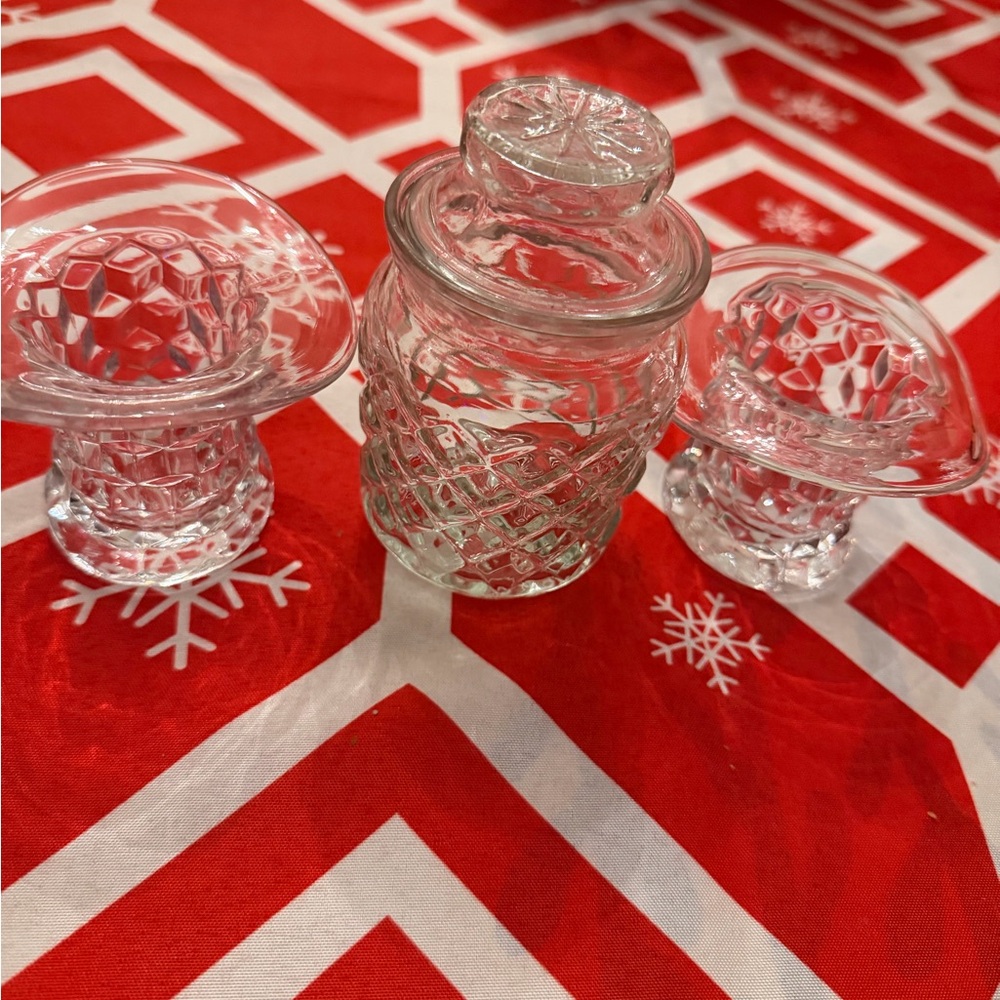 Crystal Glass Decor Set